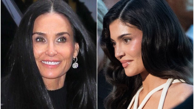 La actriz Demi Moore y Kylie Jenner