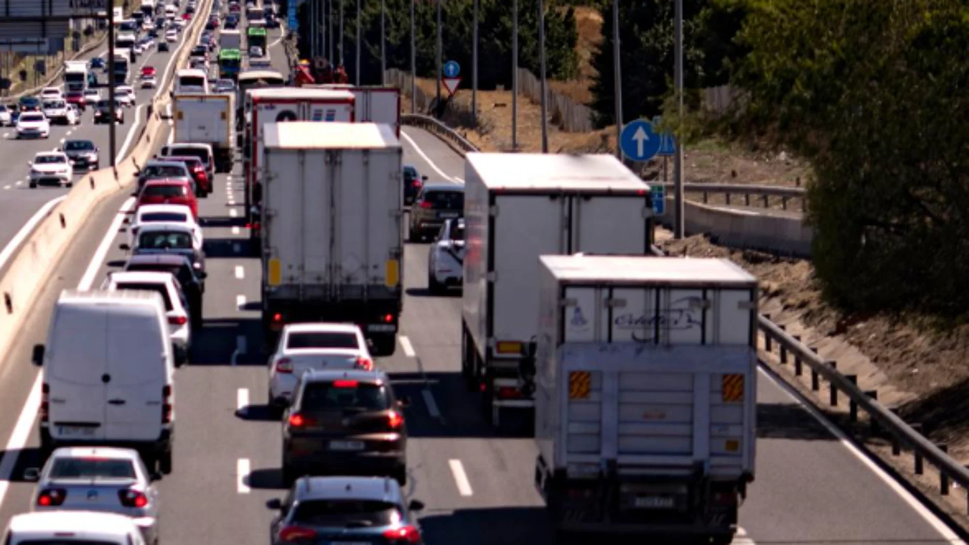 Tráfico en la autovía A-4