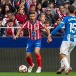 César Azpilicueta con el Atlético de Madrid