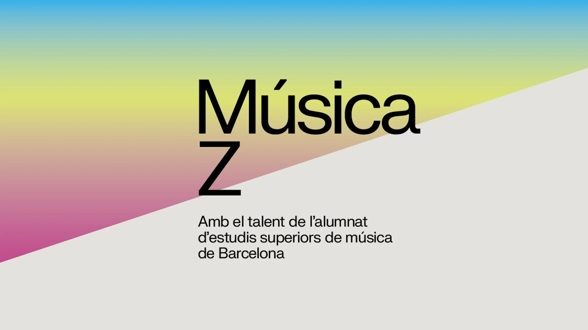 Cartel del 4 ciclo Música Z de Barcelona REMITIDA / HANDOUT por ICUB Fotografía remitida a medios de comunicación exclusivamente para ilustrar la noticia a la que hace referencia la imagen, y citando la procedencia de la imagen en la firma 07/01/2025