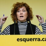 Rueda de prensa de la secretaria general y portavoz de ERC Elisenda Alamany