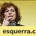 Rueda de prensa de la secretaria general y portavoz de ERC Elisenda Alamany