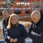 La delegada del Gobierno en la Comunitat Valenciana, Pilar Bernabé, junto al presidente de la CHJ, Miguel Polo 