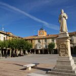 Plaza de la localidad burgalesa de Villadiego