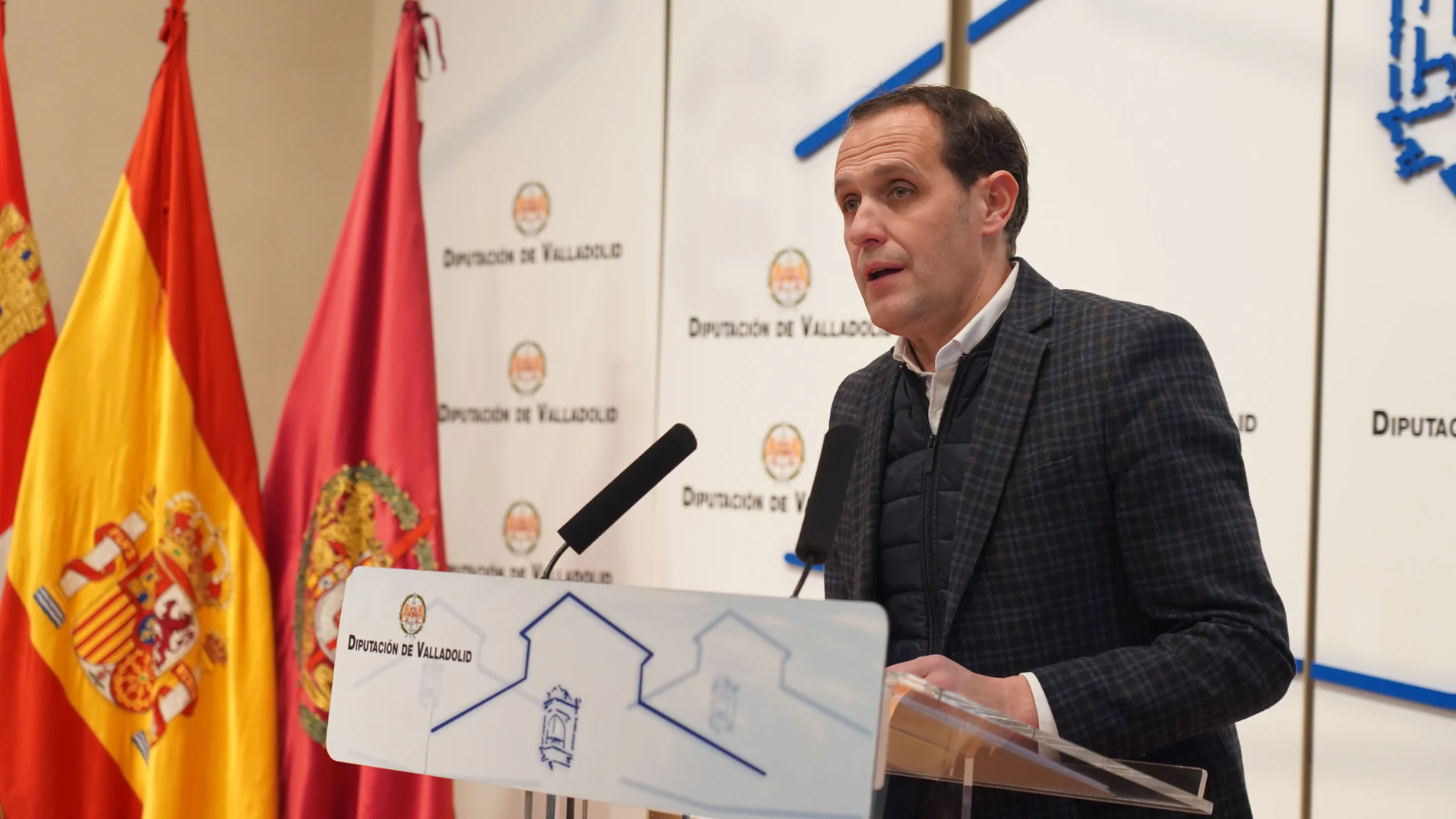 El presidente de la Diputación de Valladolid, Conrado Íscar
