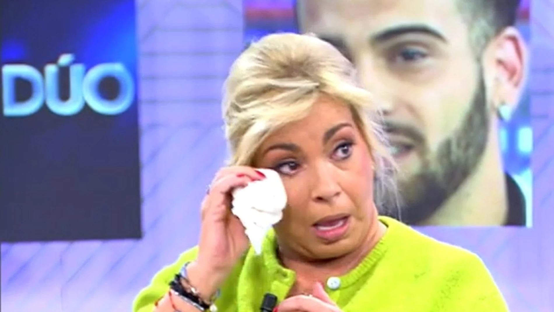 Carmen Borrego llorando en "Vamos a ver"