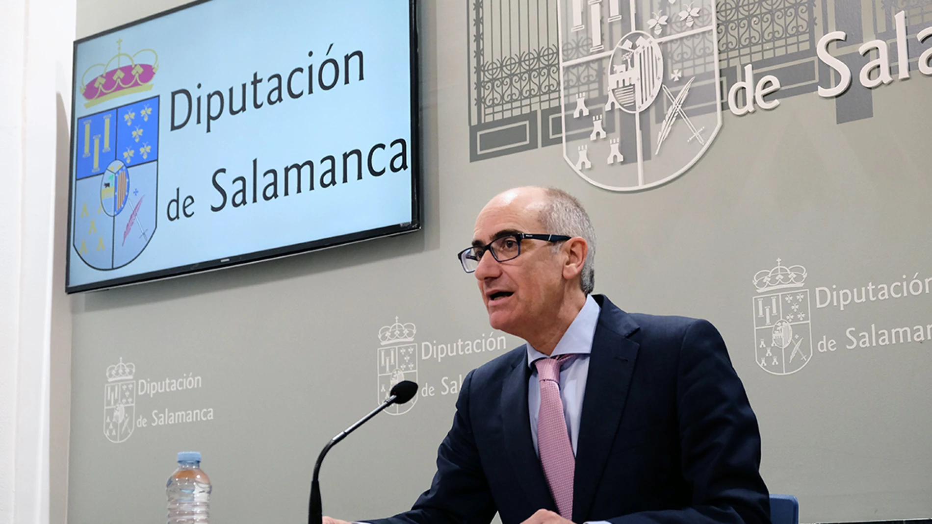 El presidente de la Diputación de Salamanca, Javier Iglesias