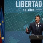 VÍDEO: Sánchez critica a quien busca que se olvide el franquismo: la pérdida de libertades puede "volver a ocurrir"