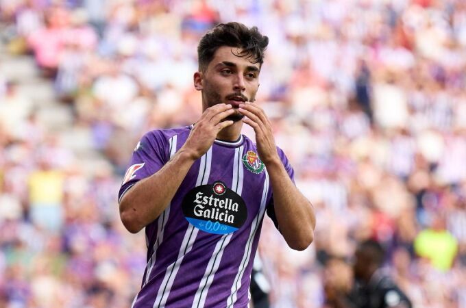 Raúl Moro con el Real Valladolid