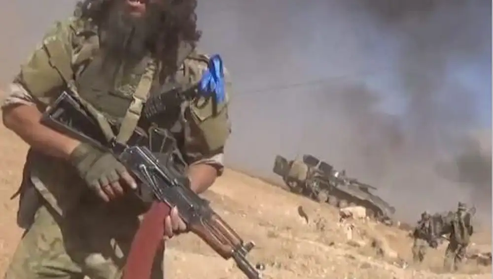 Maimouni en el campo de batalla de Siria