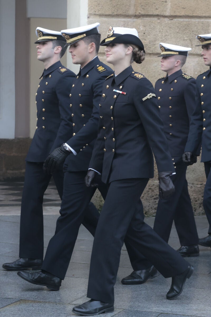 La Princesa Leonor en Cádiz.