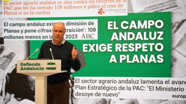 El vicesecretario de Agricultura, Pesca, Agua y Desarrollo Rural del PP-A, José Carlos Álvarez