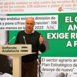 El vicesecretario de Agricultura, Pesca, Agua y Desarrollo Rural del PP-A, José Carlos Álvarez