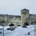 Frío intenso en la localidad segoviana de Cuéllar