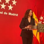 La presidenta madrileña, Isabel Díaz Ayuso