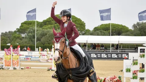 Carmen Bernal, en el pasado Campeonato de Andalucía en Dehesa Montenmedio