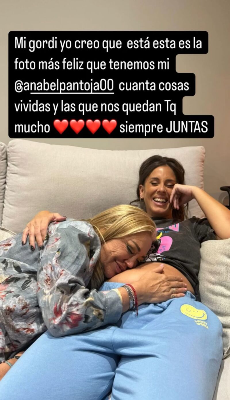 Belén Esteban y su foto &quot;más feliz&quot; con Anabel Pantoja