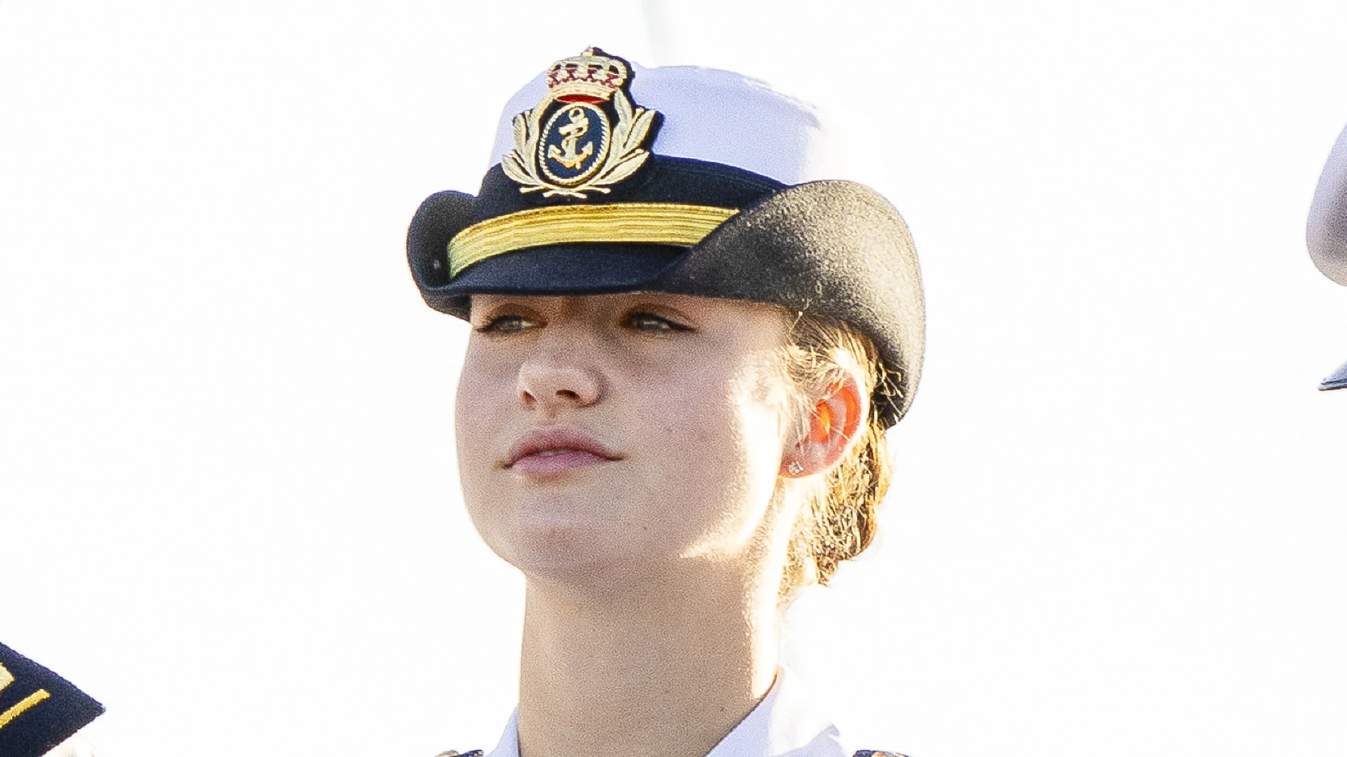 La princesa Leonor a su llegada este viernes a Tenerife