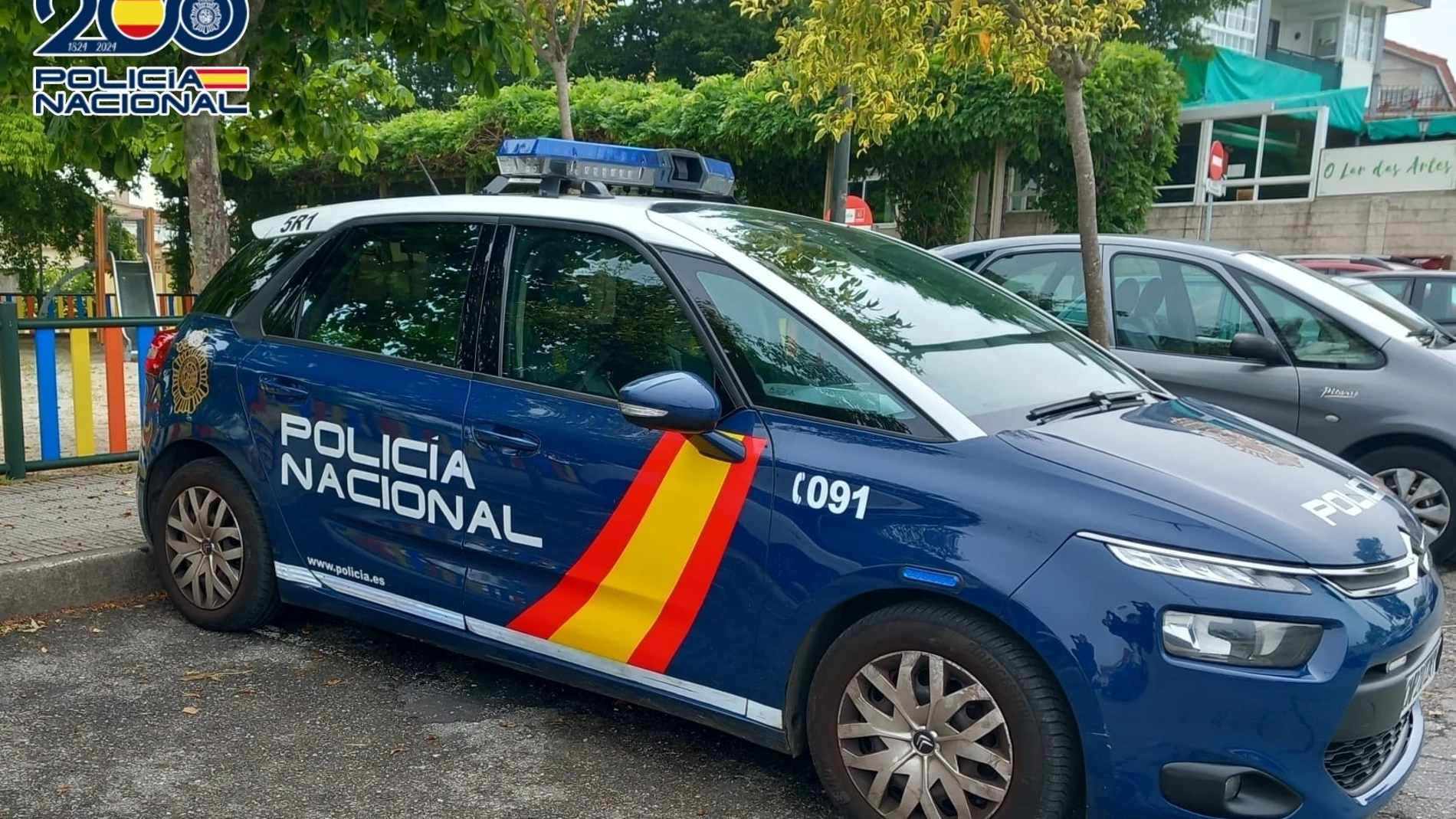 Vehículo de la Policía Nacional REMITIDA / HANDOUT por POLICÍA NACIONAL Fotografía remitida a medios de comunicación exclusivamente para ilustrar la noticia a la que hace referencia la imagen, y citando la procedencia de la imagen en la firma 17/01/2025