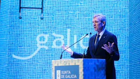 Rueda, hoy, durante la presentación del plan.