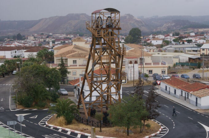 Vista del pueblo de Nerva