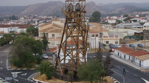 Vista del pueblo de Nerva