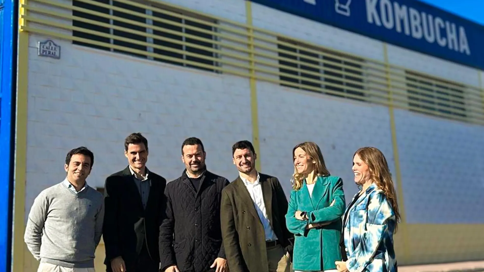 De izquierda a derecha: Fernando Martín, Alberto Hernández, Pedro de Frutos, Raúl de Frutos, María García y Ana Tomás