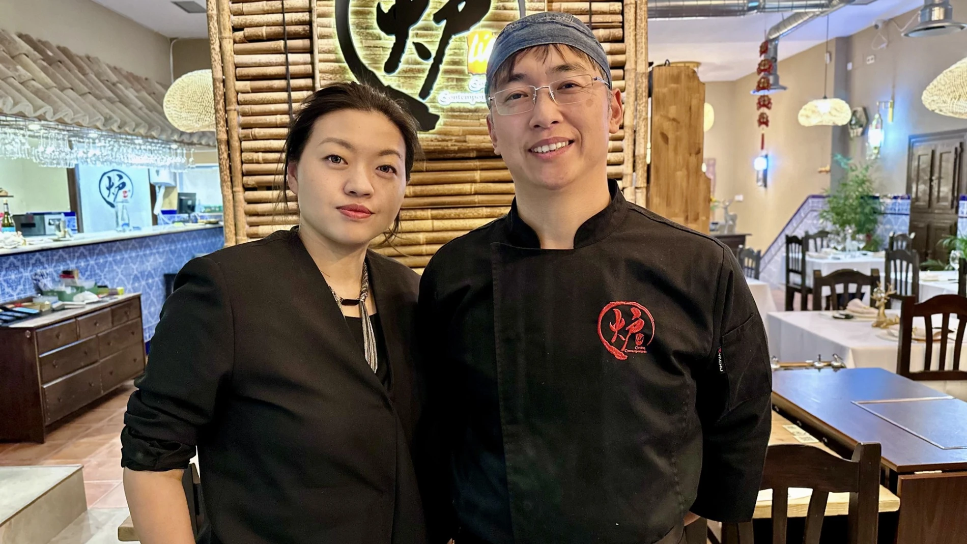 Eva Wu y Jimmy Jin están al frente del restaurante Cocina Lú, situado en Boadilla del Monte