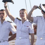 La princesa Leonor en el Juan Sebastián de Elcano 