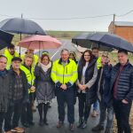 El presidente de la Diputación de Zamora, Javier Faúndez, visita las obras 