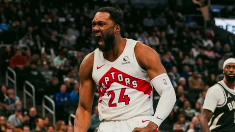 Bruno Fernando, en su etapa en los Raptors de Toronto