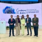 Participantes en la presentación de XX Congreso de Hoteleros de España que se celebrará en Cartagena