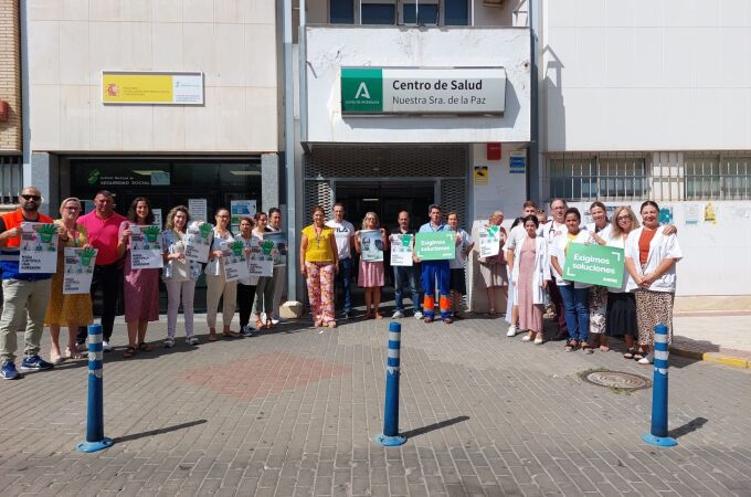 Concentración en San Juan de Aznalfarache