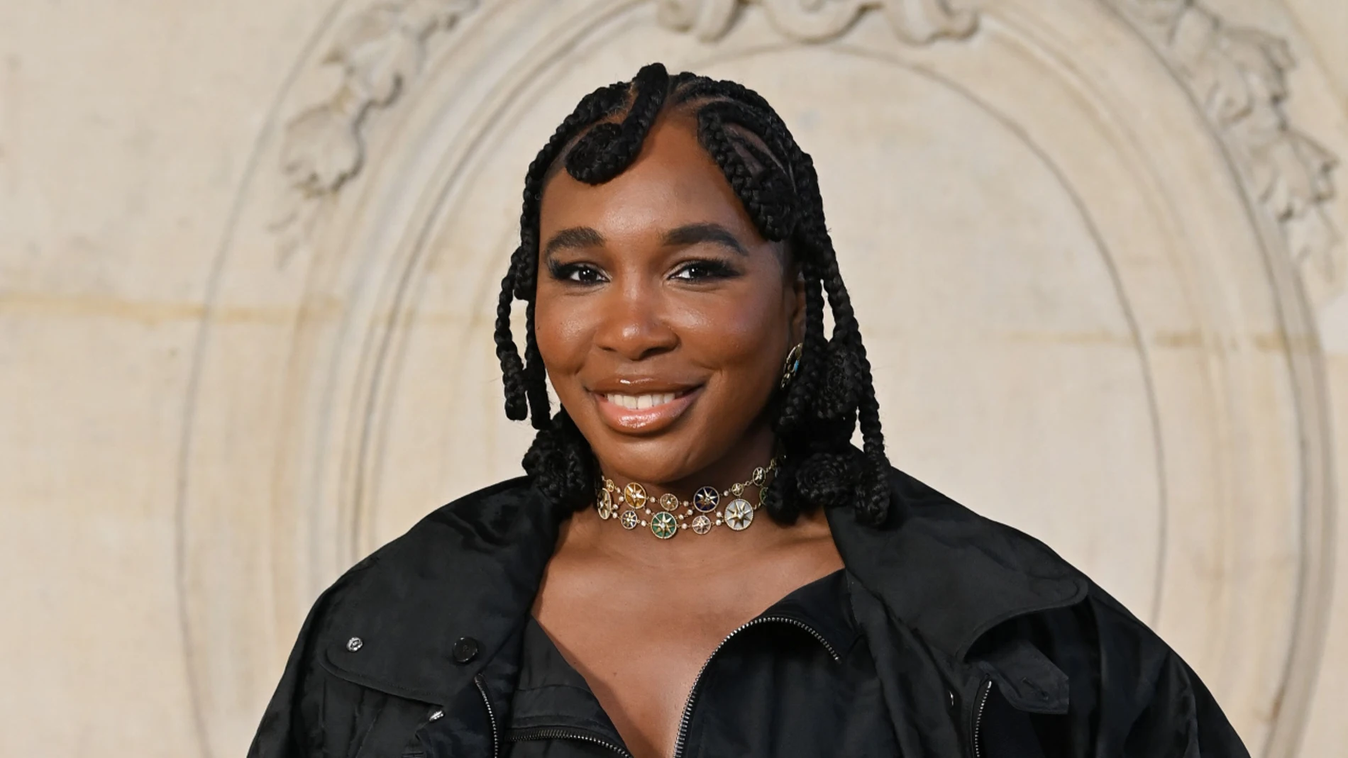 Venus Williams en el desfile de Dior de París