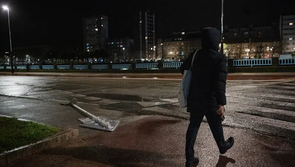 La borrasca ‘Herminia’ causa más de 60 incidencias en Galicia
