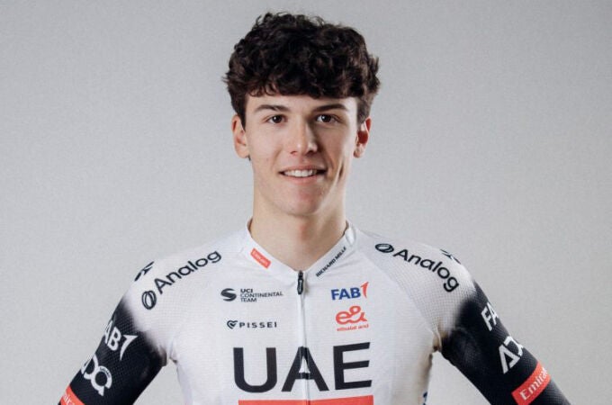 Marcos Freire corre esta temporada con el UAE Emirates Gen Z, el proyecto de desarrollo del equipo de Tadej Pogacar
