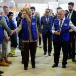 La reina Sofía visita el Banco de Alimentos de Valencia