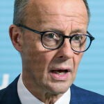 El líder de la CDU y candidato a canciller, Friedrich Merz