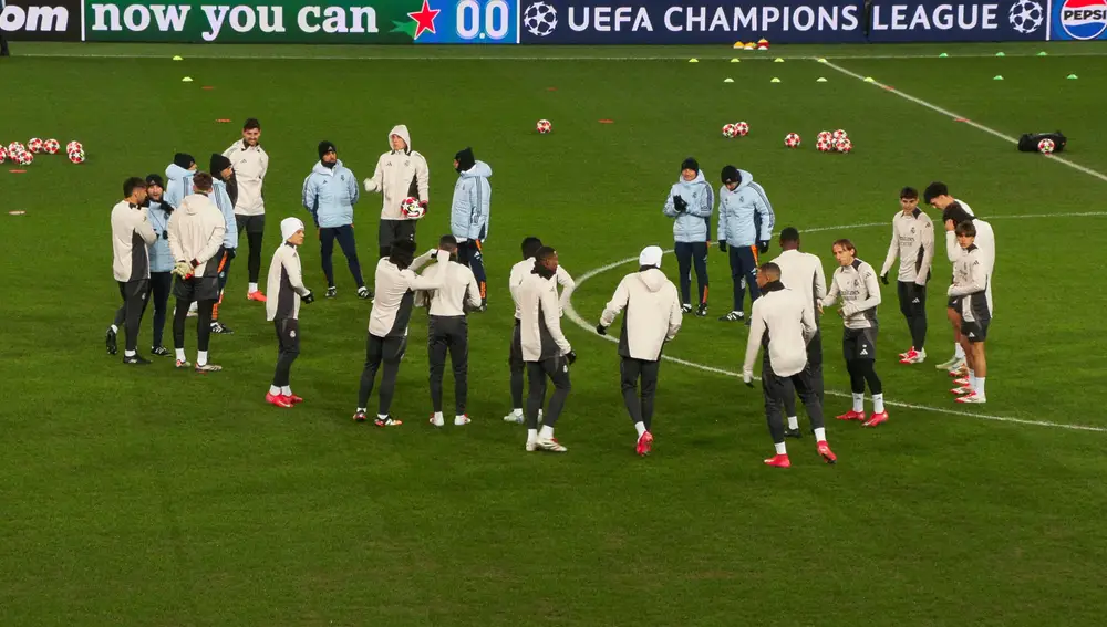 Entrenamiento del Real Madrid