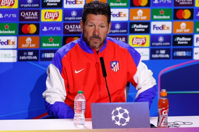 MADRID.-Simeone dice que el Atlético está enfocado en el partido ante el Salzburgo de este miércoles para asegurar el 'Top-8'