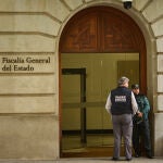 Registro del despacho de fiscal García Ortiz, en la Fiscalía General del Estado.