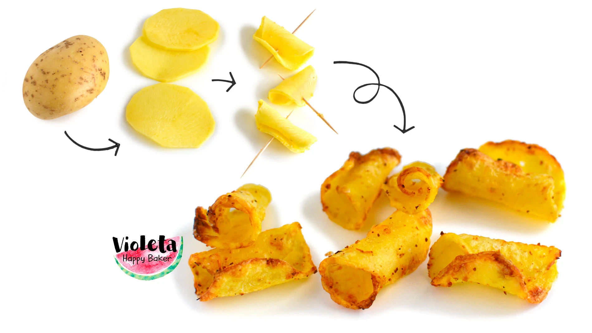 Forma para preparar patatas fritas muy crujientes