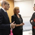 La consejera Leticia García visita el centro Atiendo de Zamora junto a María Victoria Moreno y Fernando Prada,