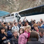 Miles de personas abandonan Santorini 