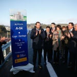 Óscar Puente asiste a la puesta en servicio del tramo Palas de Rei-Melide de la A-54 en A Coruña 