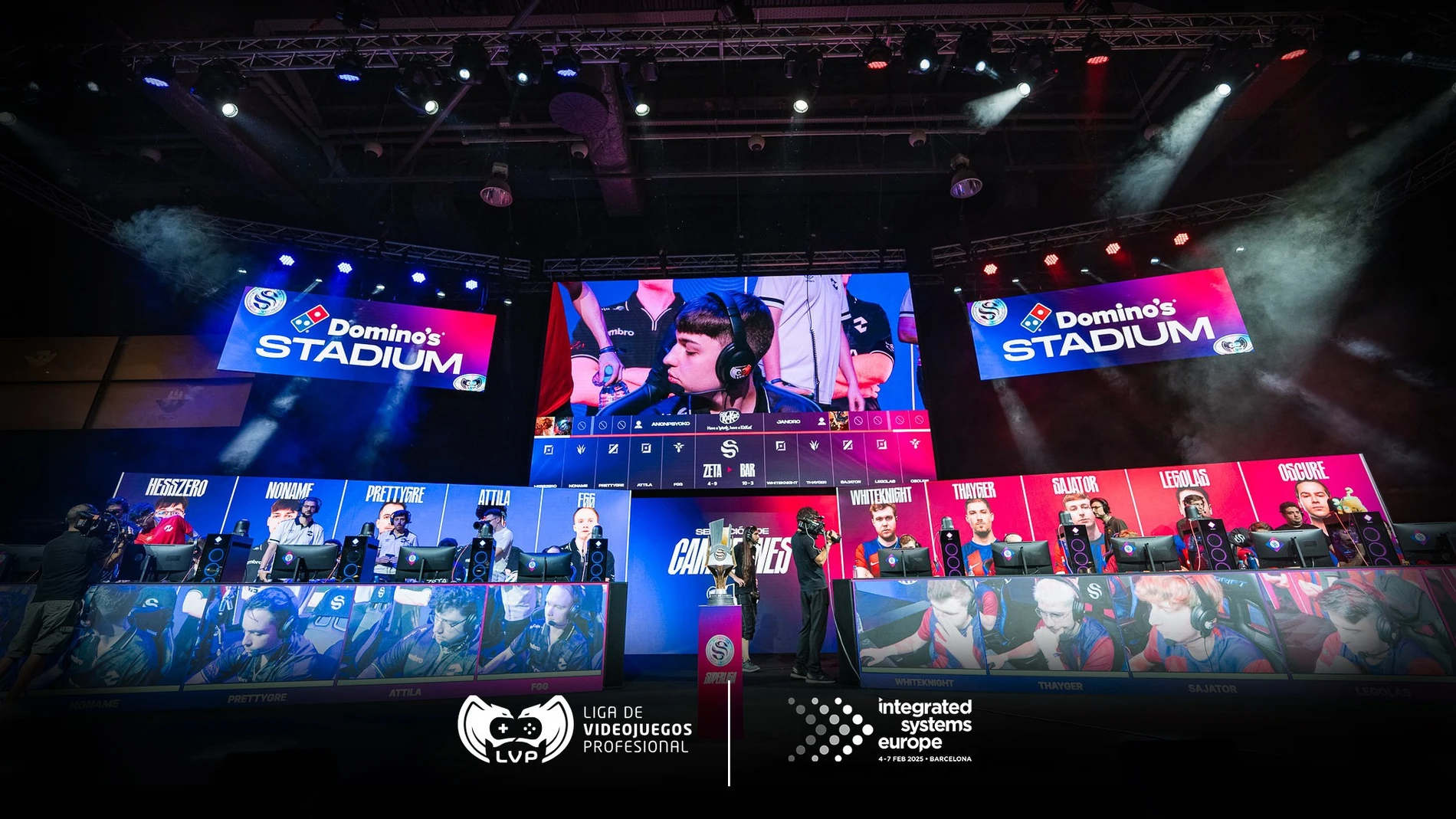 La feria Integrated Systems Europe 2025 tendrá el Esports Arena que acogerá juegos tan populares como EA SPORTS FC 25, Rocket League o MotoGP