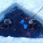 Curso de buceo bajo el hielo