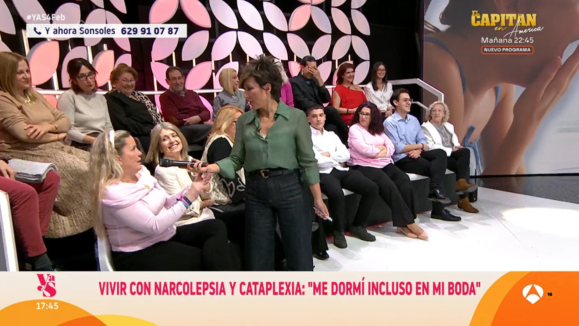 Una mujer del público se queda dormida en 'Y ahora Sonsoles': "