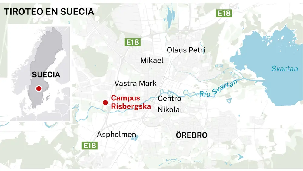 Tiroteo en Suecia