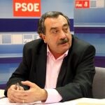 Imagen de archivo de Fernando Campo, durante una reunión en la sede del PSOE 